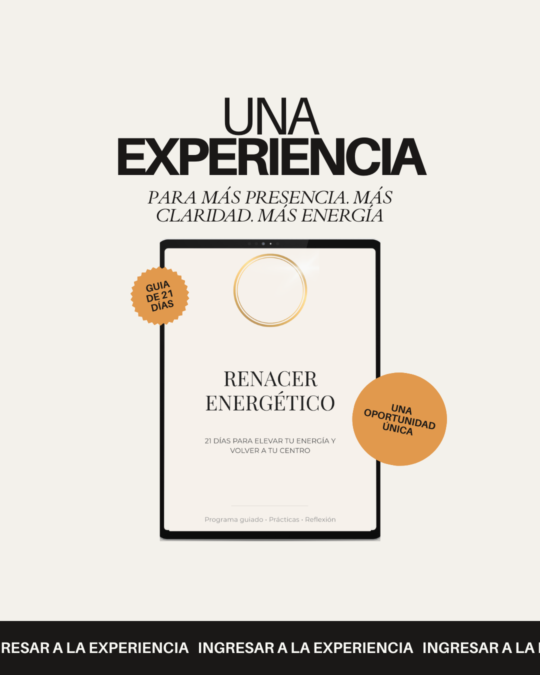 Renacer Energético. 21 días para elevar tu energía